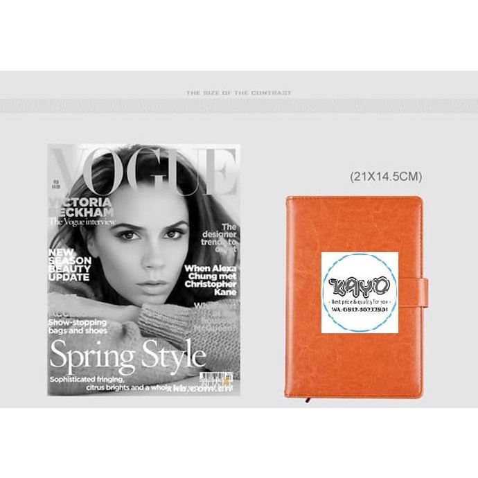 

K |buku agenda bahan kulit leader, buku memo kerja, note book leader