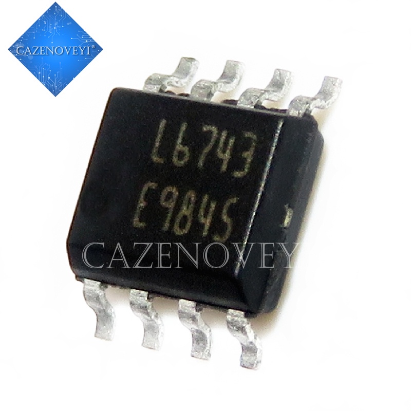 5pcs Ic L6743Dtr L6743D L6743 Sop-8