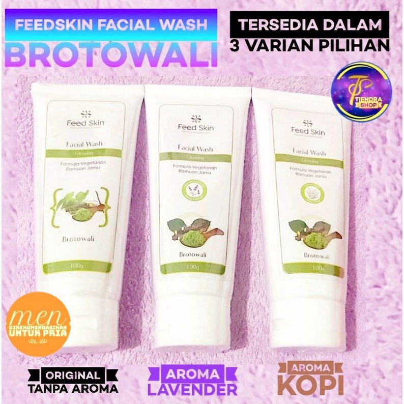 Feedskin Natural Facial Wash BROTOWALI for MEN Salina Herbal