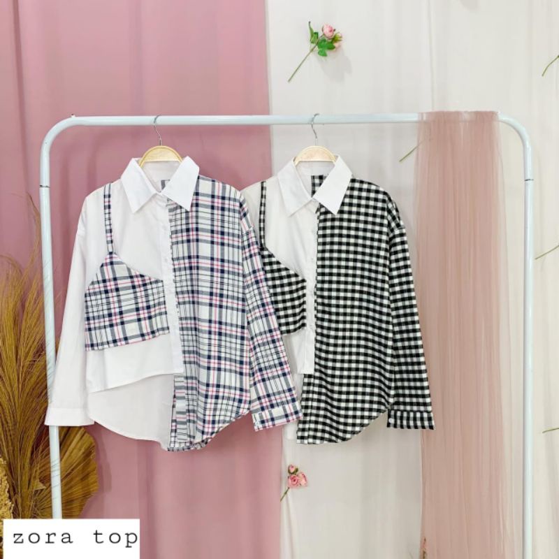baju top perempuan zora top / top abg terbaru / top abg kekinian / top abg kombi / top abg korea /cb