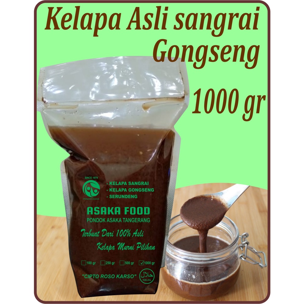 

Ready Bumbu Masak Instan Kelapa Sangrai/Gongseng 1KG