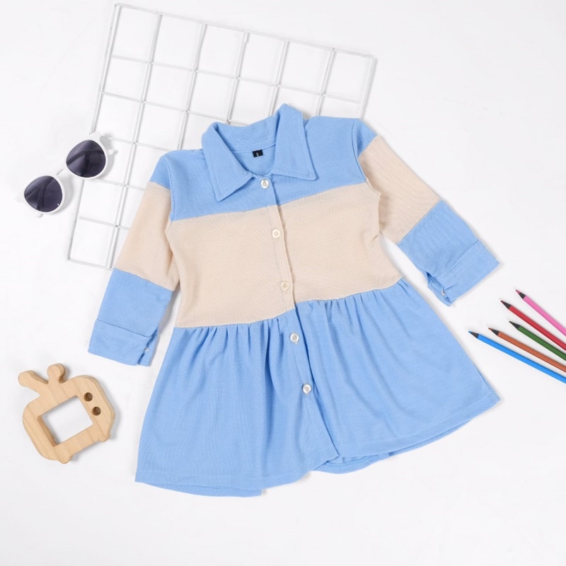 RACHIDKIDS / SERAGAM KELUARGA / CASUAL FAMILY SET / ADRIES FAMILY SET SKY BLUE