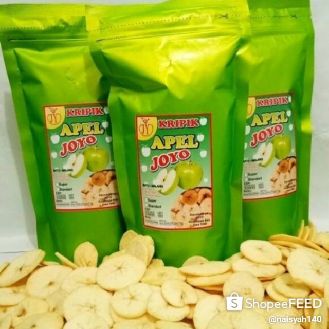 

Keripik Apel Joyo/ keripik apel super / keripik apel khas kota batu