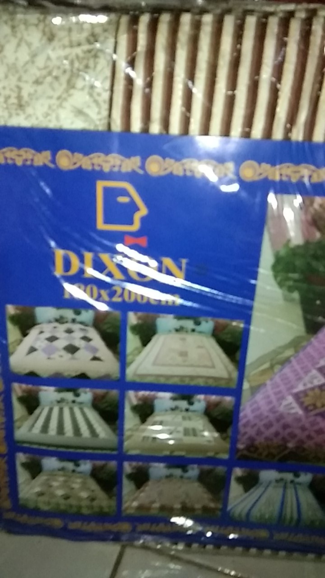 Ti.ra - I9.4 - 1 - Dixon Selimut Dewasa Katun 180x200 Bordir Yellow Brown -multi Color - Toko -