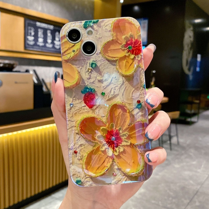 Soft case Motif Bunga Daisy Untuk iphone 13 12 11 Pro Max XS XR 8plus iphone 12pro12pro Max 7 8 Plus X XS XR XSMAX