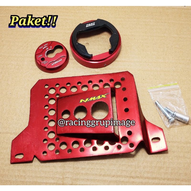 PAKET FOR NMAX TUTUP TANGKI TUTUP KONTAK KUNCI TUTUP RADIATOR NMAX