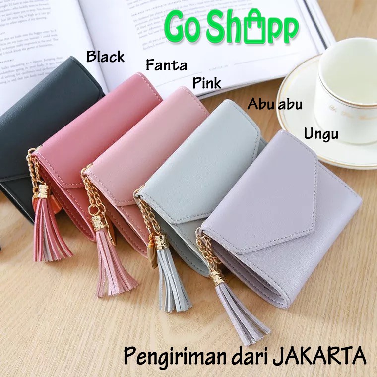 Dompet Import Wanita Import High Quality - Dompet Lipat Wanita Fashion Korea - Dompet Cewek [PD01]