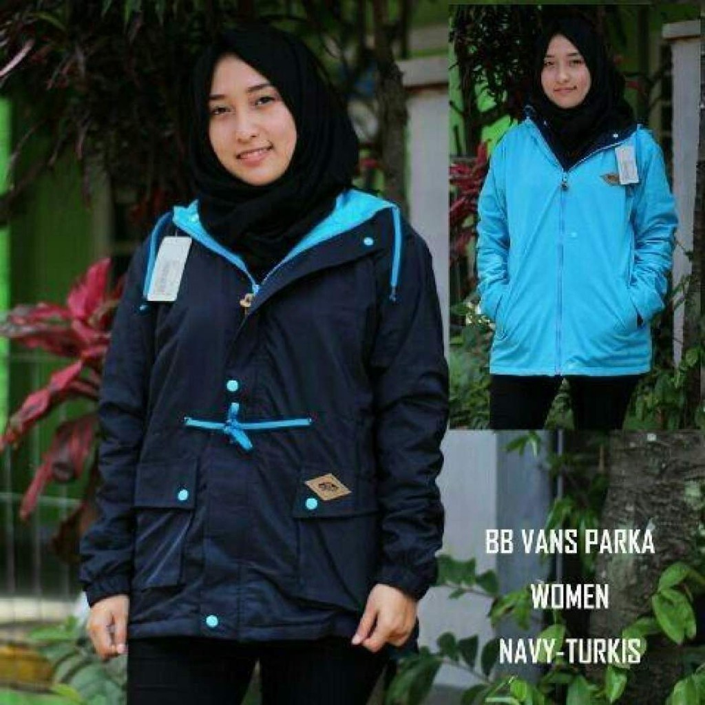 Jaket Parka BB Complete 20 Warna - Jaket Parka Bolak Balik Wanita