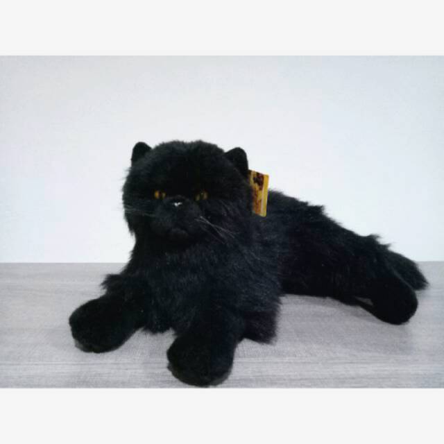 Boneka Kucing Anggora Hitam