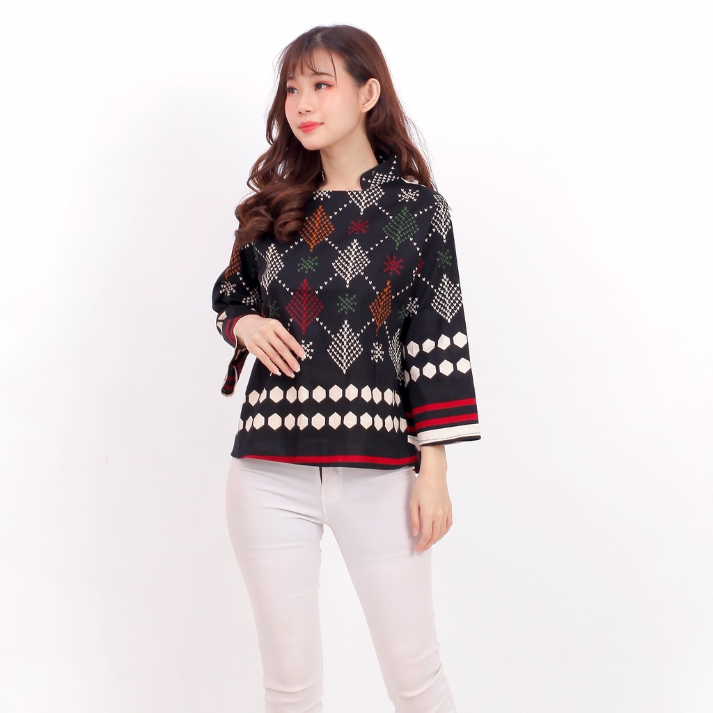 Batik Wanita - Atasan Batik 559 - 974-Black WJ