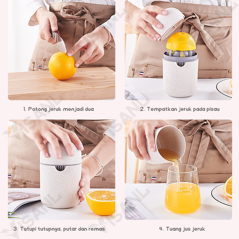 Juicer Extractor Mini Manual Fruit Cup Alat Pemeras Buah /Jeruk Mini Juicer Presser Squeezer