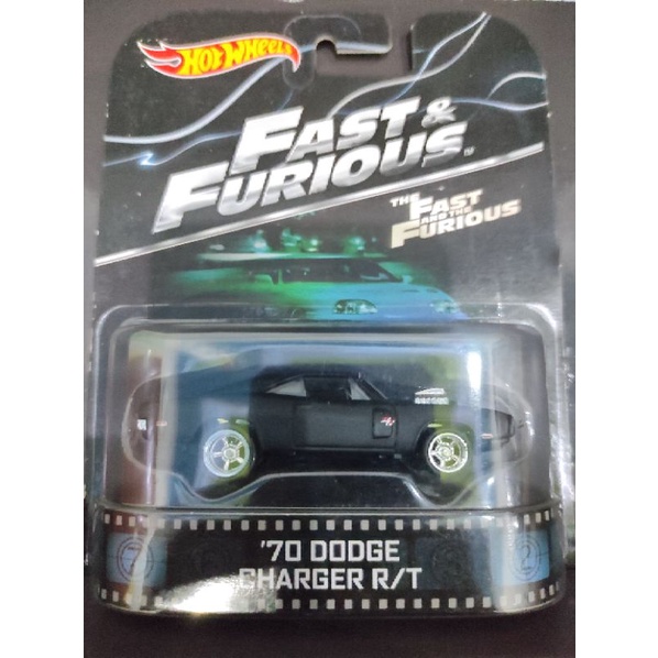 Hot Wheels Fast And Furious '70 Dodge Charger RT Retro Card Murah