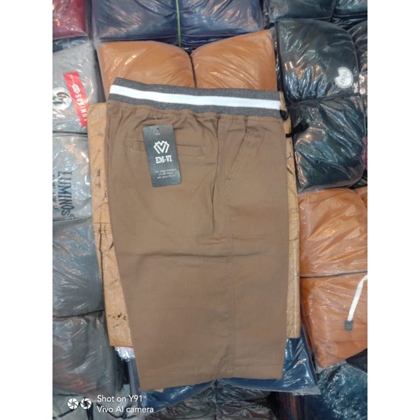 celana pendek kolor cinos/pendek kolor pria dewasa/remaja size; 28-39