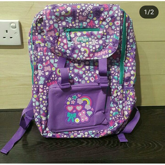 SMIGGLE MASH UP FOLDOVER BACKPACK - TAS SMIGGLE