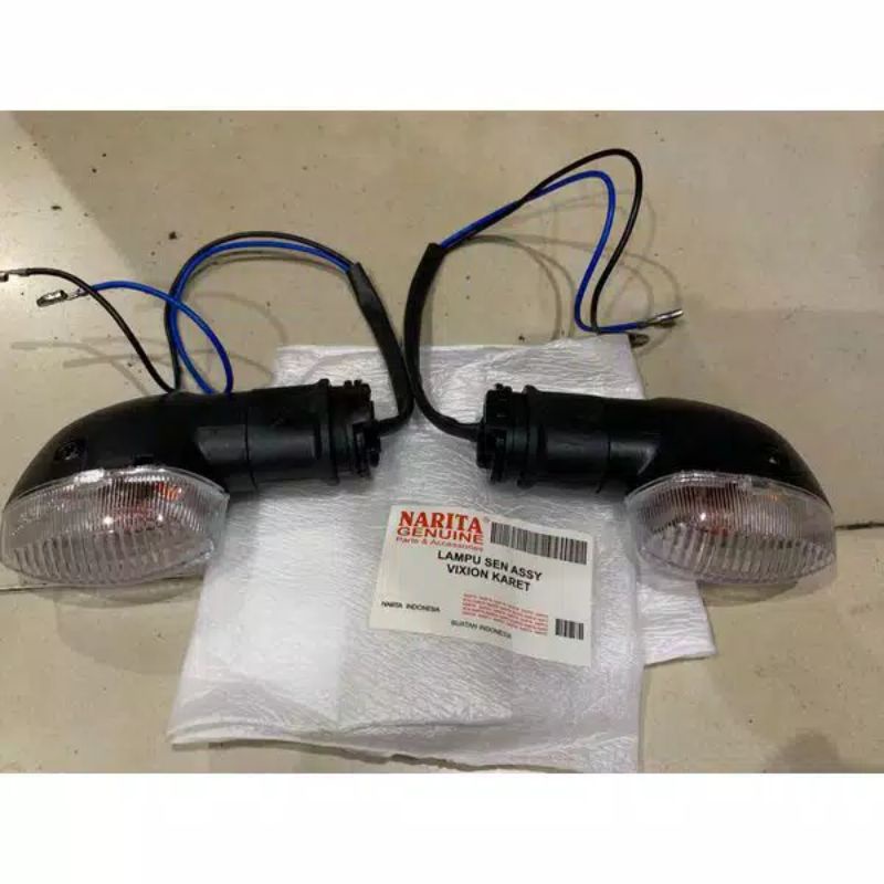 LAMPU SEN DEPAN /BELAKANG VIXION LAMA KARET-BYSON (MERK.NARITA)