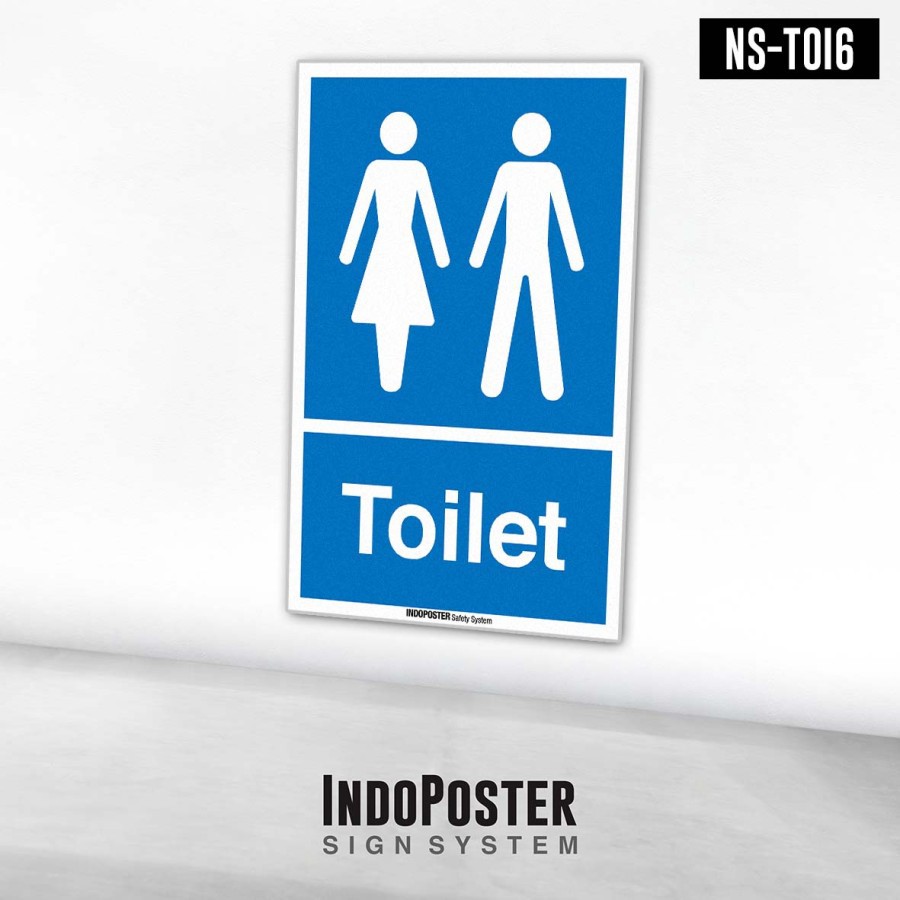 

Stiker Sign Toilet WC Umum Pria Dan Wanita Standar ISO 7001