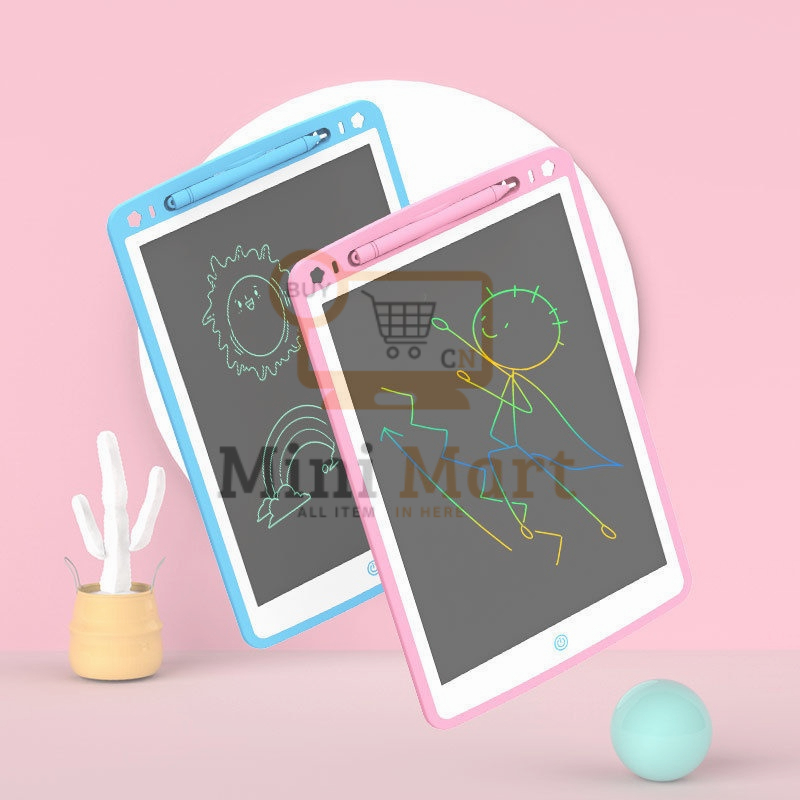 

CN MINI MART LCD WRITING DRAWING TABLET BOARD 8.5/10/12" PAPAN TULIS IMPORT PREMIUM
