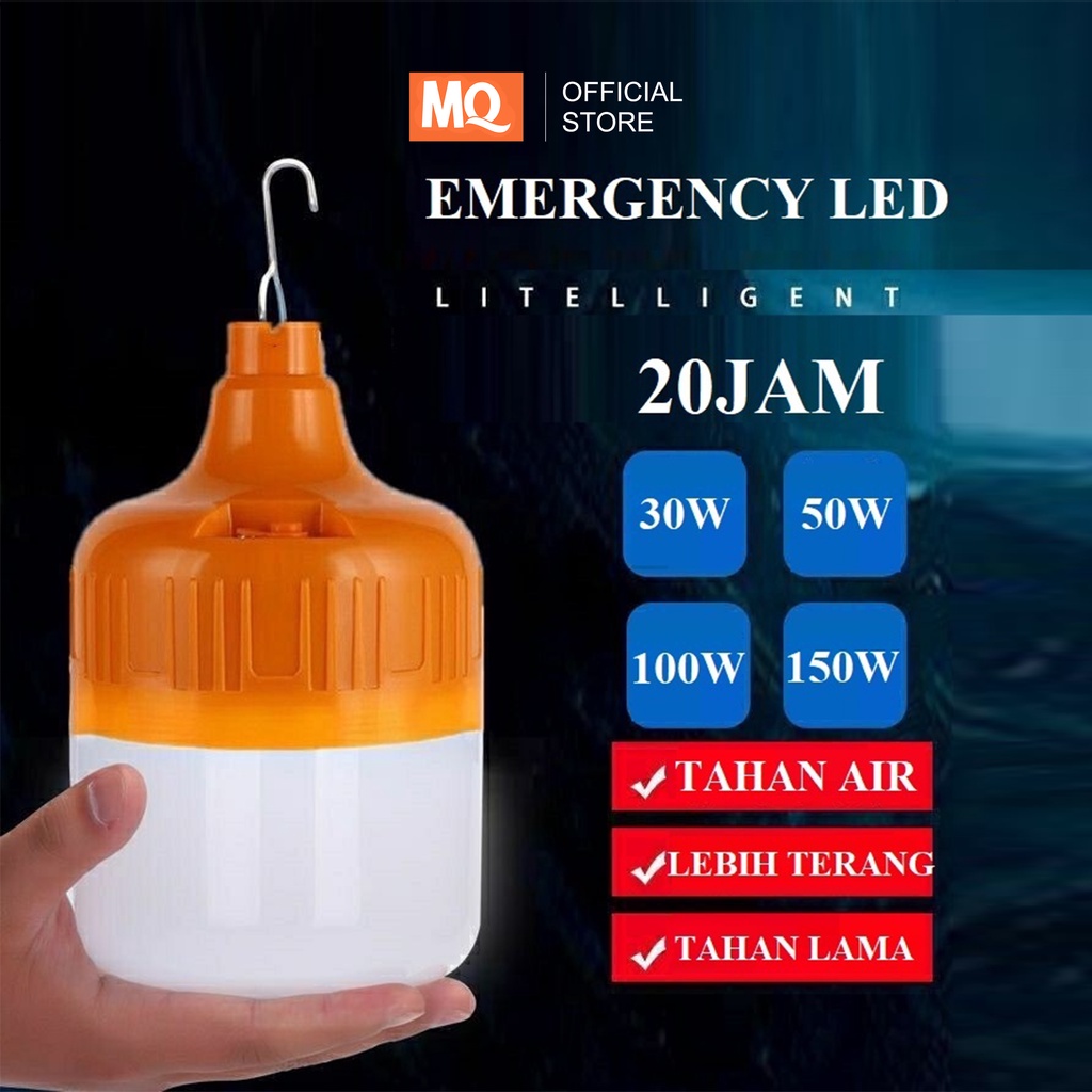 MQ Lampu Emergency Bulb LED Indoor Outdoor Rechargeable   Lampu Darurat LED Bulb