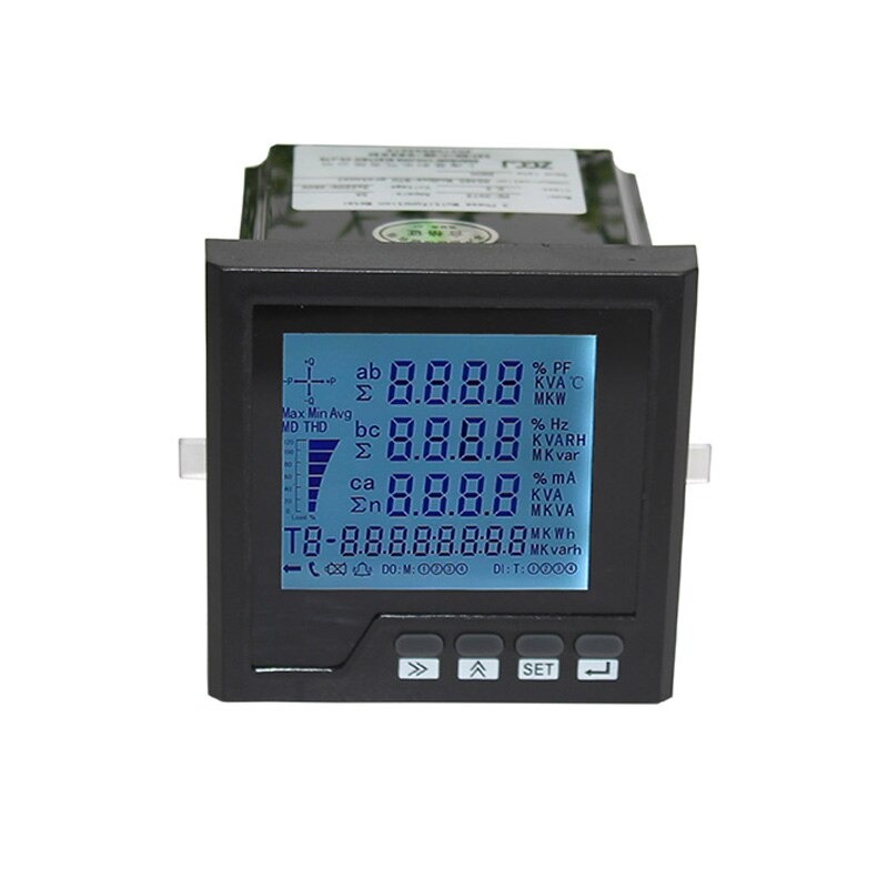 Multifunction Current Meter 3 Phase Electric Current Voltage Frequency Power Energy Meter RS485