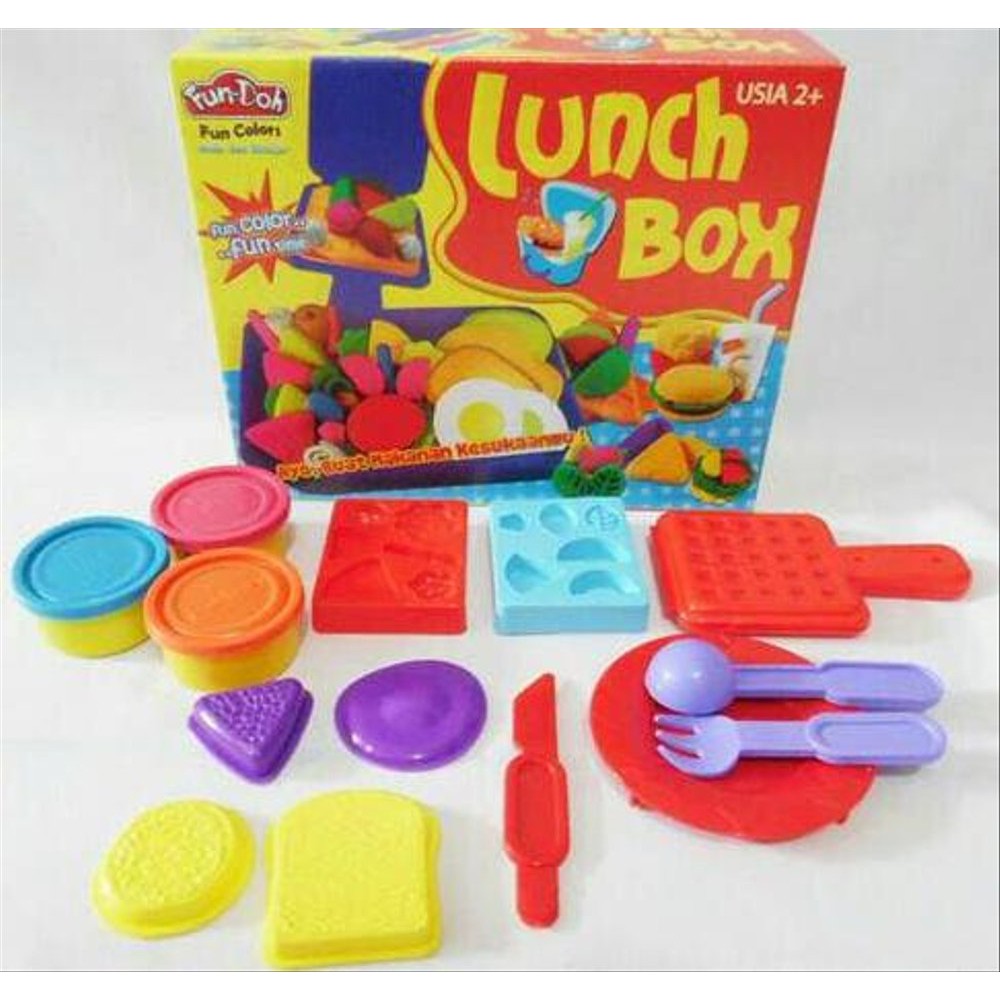 Fundoh Dream Cake - Mainan Lilin - Mainan Edukasi Anak Plastisin kue tart barbeque masakan Play Doh