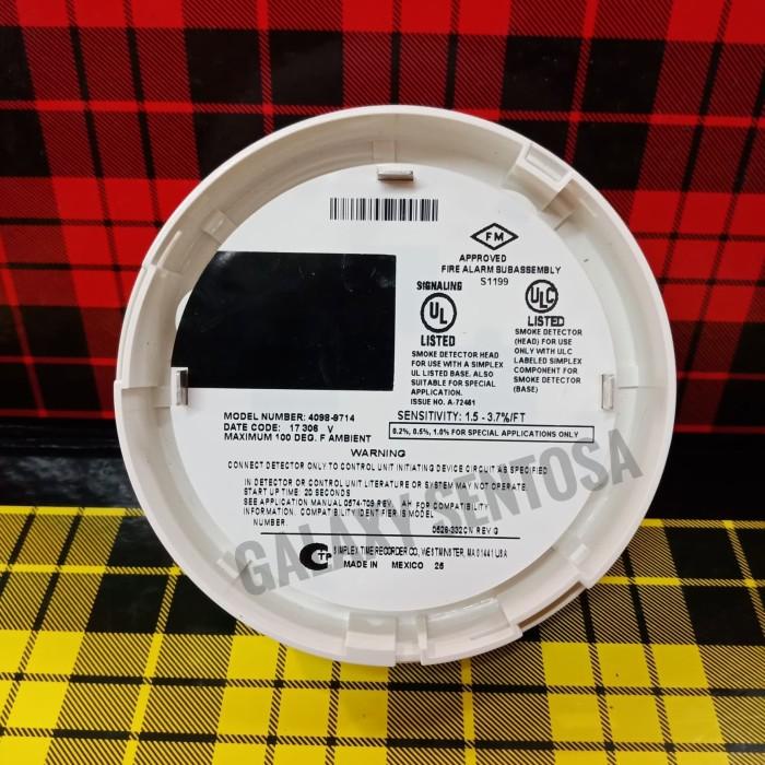 Detector | Smoke Detector Merk Simplex Type 4098-9714 + Base