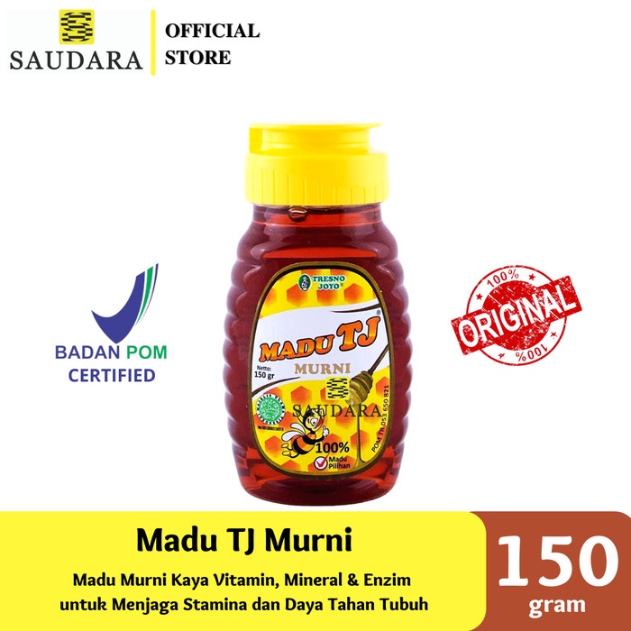 

Madu TJ Murni (150 ml), (250 ml), (500 ml) - Madu Tresno Joyo