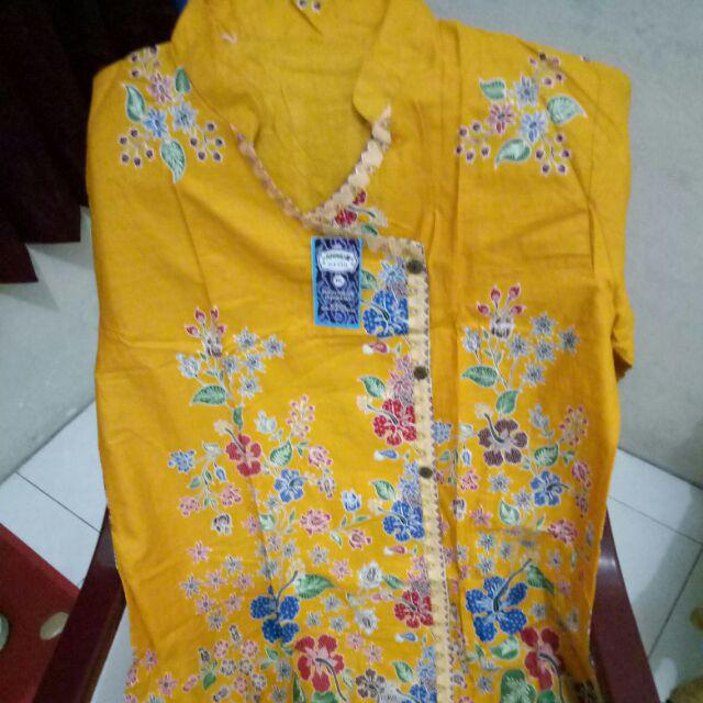 Jumbo Shinta / Atasan Pria Big Size Jumbo 5l Ld 120 / Atasan Batik Wanita Fitri Batik Asifa Fashion