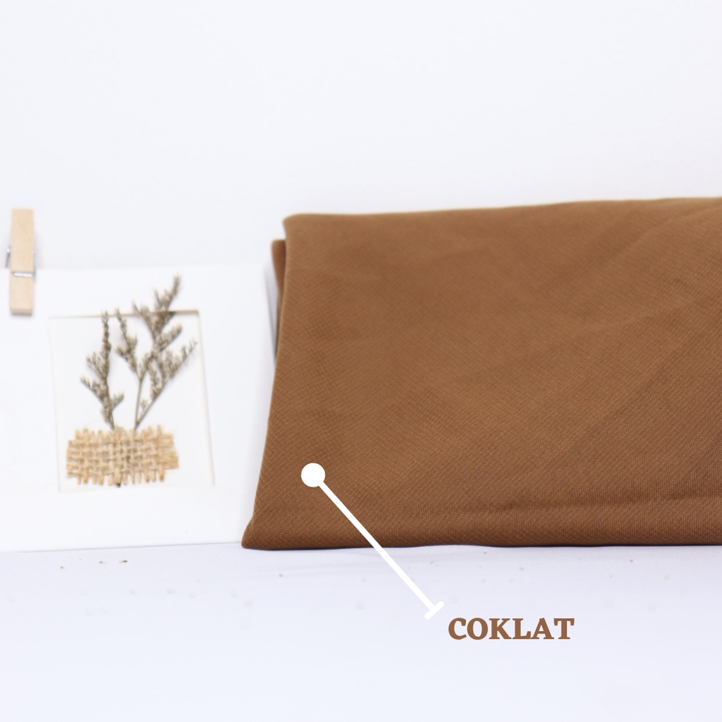 Kaladza Hijab - Segi Empat Instan Dahlia | Hijab Instan | Jilbab Cantik | Segi Empat Praktis-Coklat