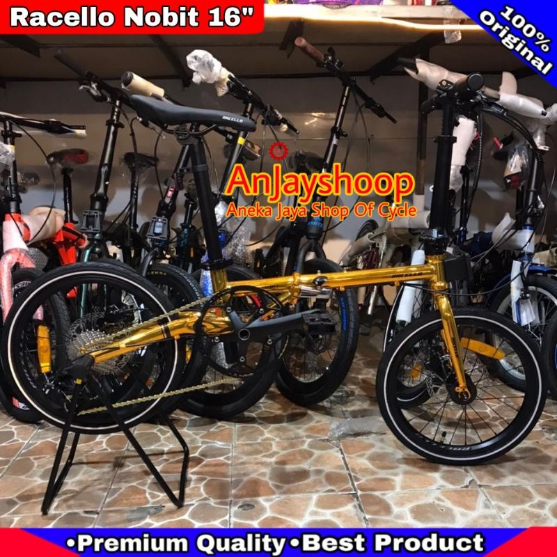 Sepeda Lipat Racello Nobit 16 Hydraulic 10 speed