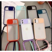 Case Slide Lensa Camera IPHONE X - Camera Bisa Digeser Plus Tali