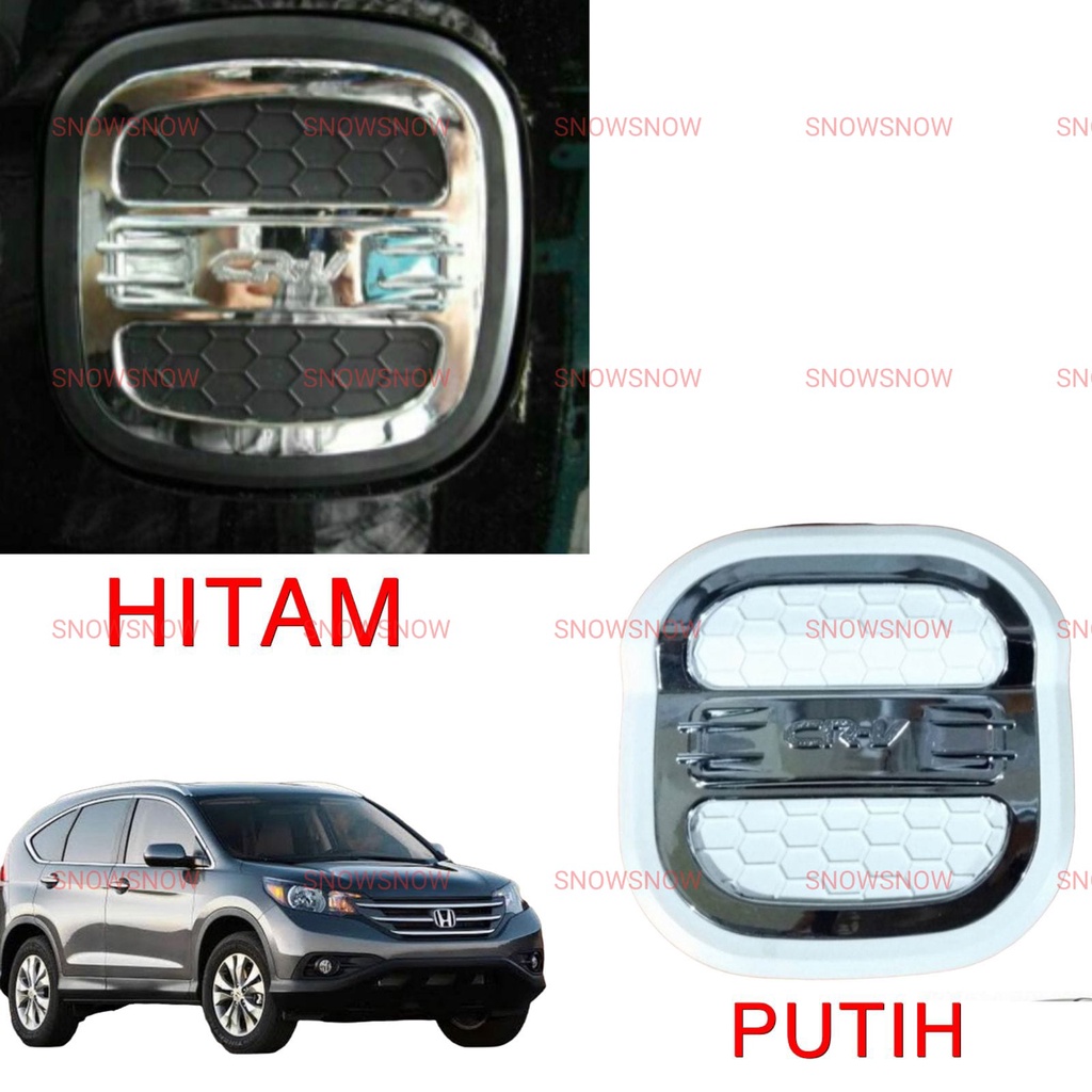 Tank Cover Grand All New CRV 2013 2016 Luxury Hitam Putih