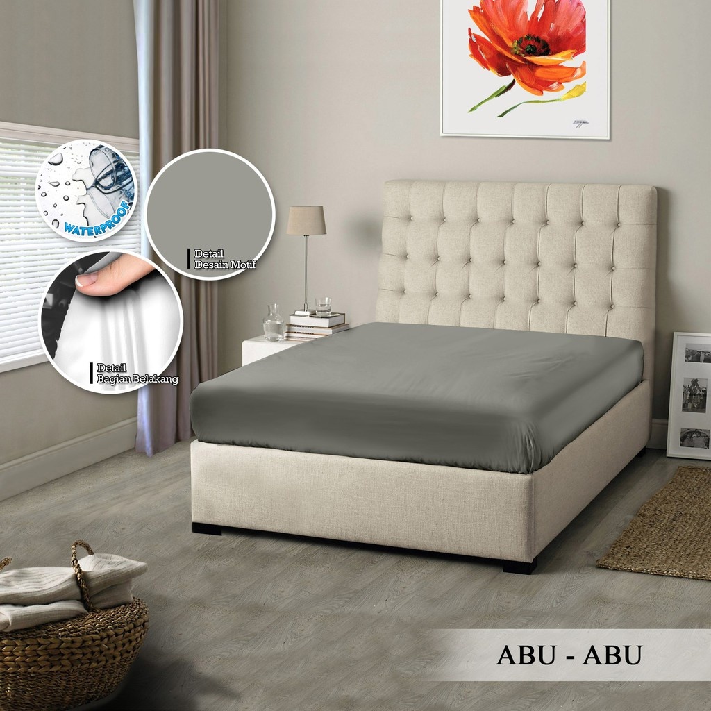 Sprei Polos Waterproof (Anti Air/Anti Ompol) Polos Ukuran 100, 120, 160, 180-