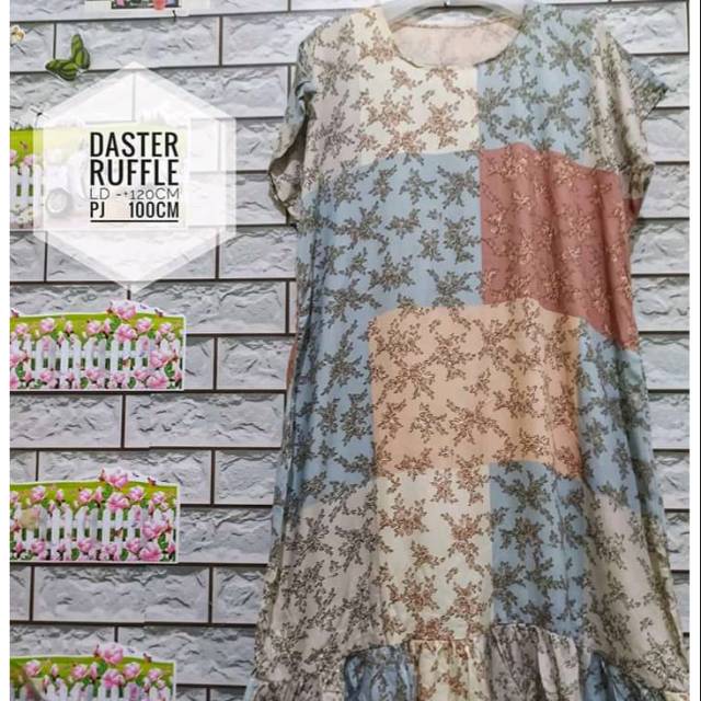 Daster viral/ Daster kekinian/ Daster Ruffle