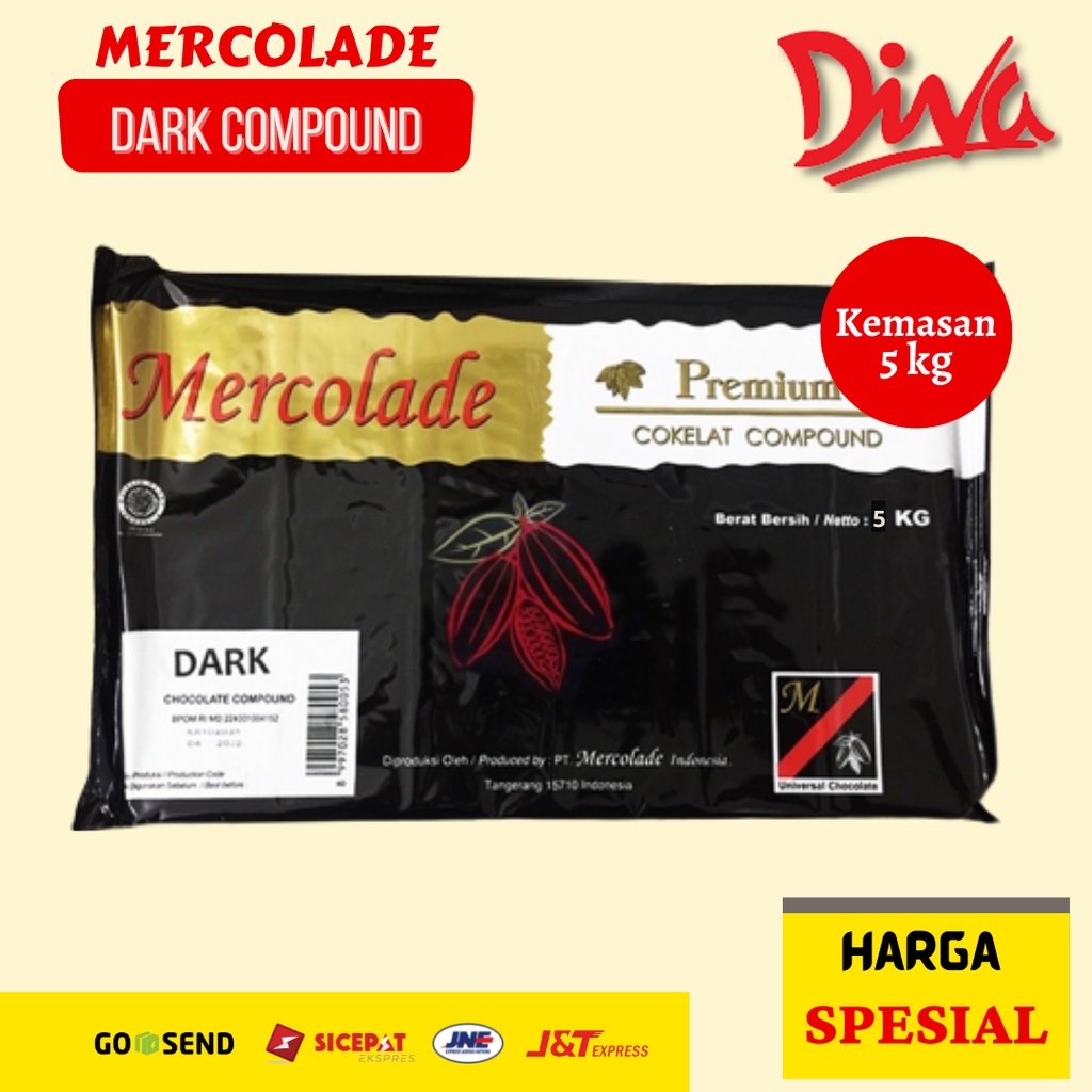 

[5 kg ] Mercolade Dark Compound / Coklat Batang
