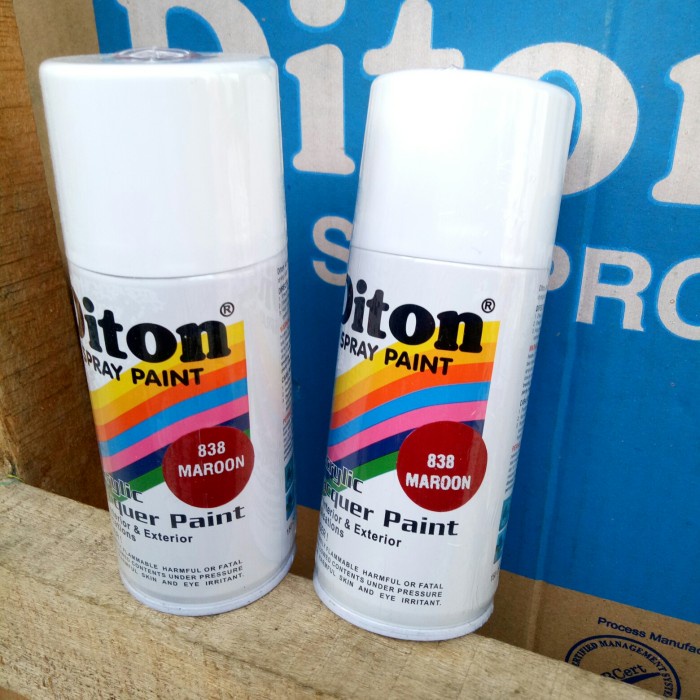 Pilok Pilox Pylox Cat Diton MAROON 838 Maroon Marun Merah Tua 838 150cc