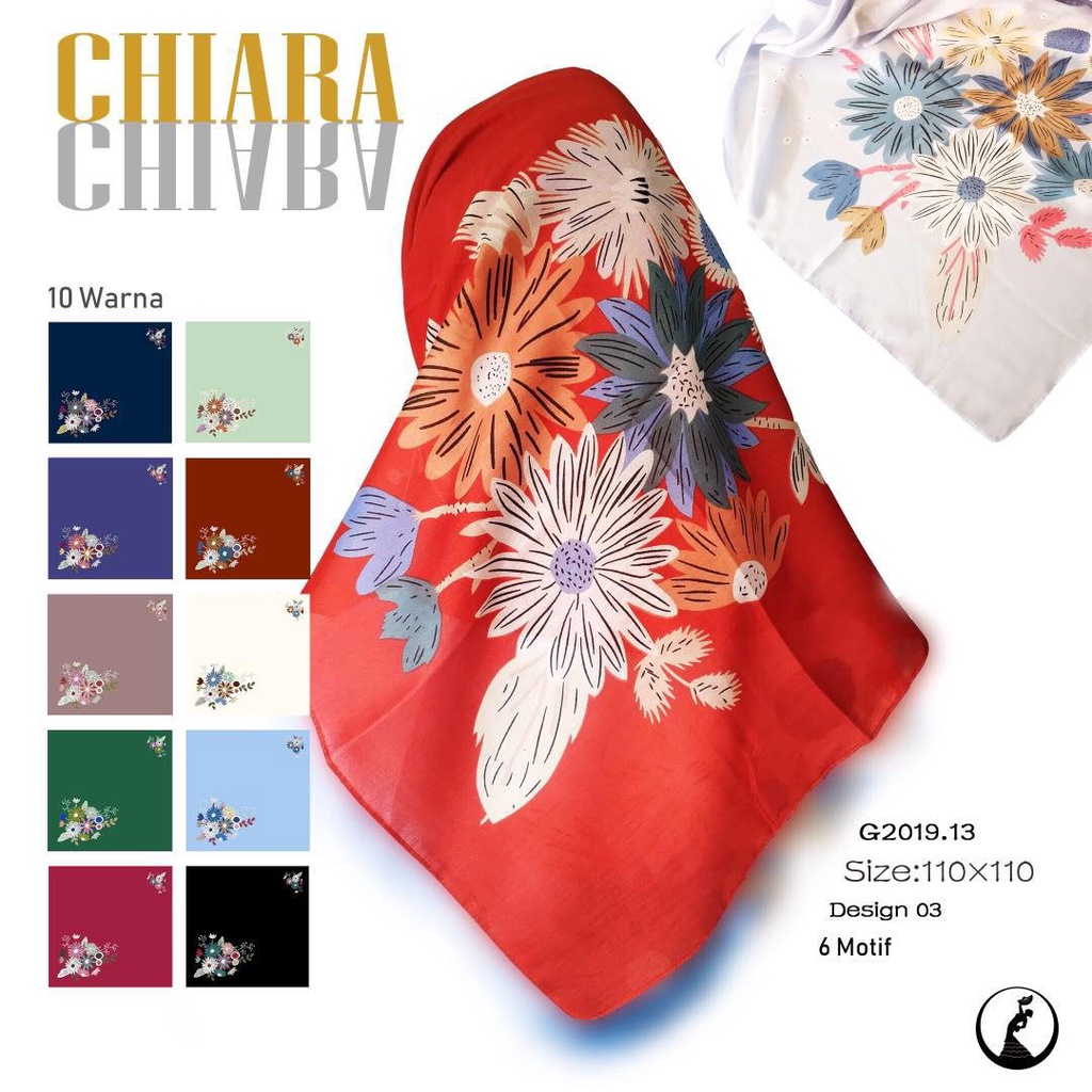 SEGIEMPAT CHIARA MOTIF VOAL GROSIR SEGI EMPAT PINGGIRAN JAHIT TEPI BY BEST FASHION SCARF PILIH MOTIF