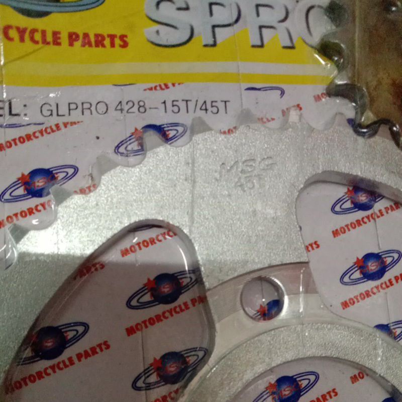 GEAR GIR SET PAKET DEPAN+BELAKANG GL PRO GLPRO SPROCKET GIRSET-3