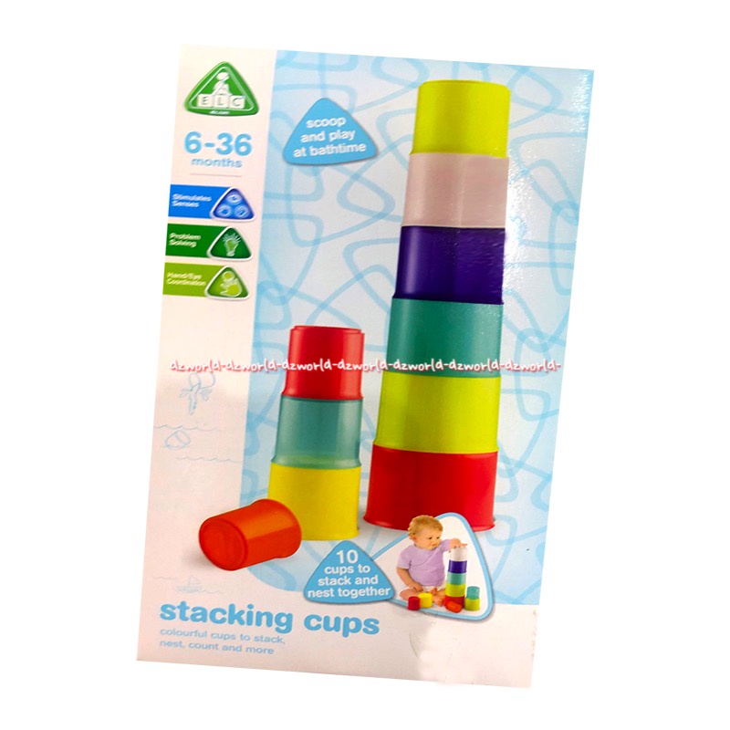 ELC Stacking Cups Colorful Mainan Susun Mug Gelas Untuk Bayi 6-36bulan Warna Warni Staking Colorfull