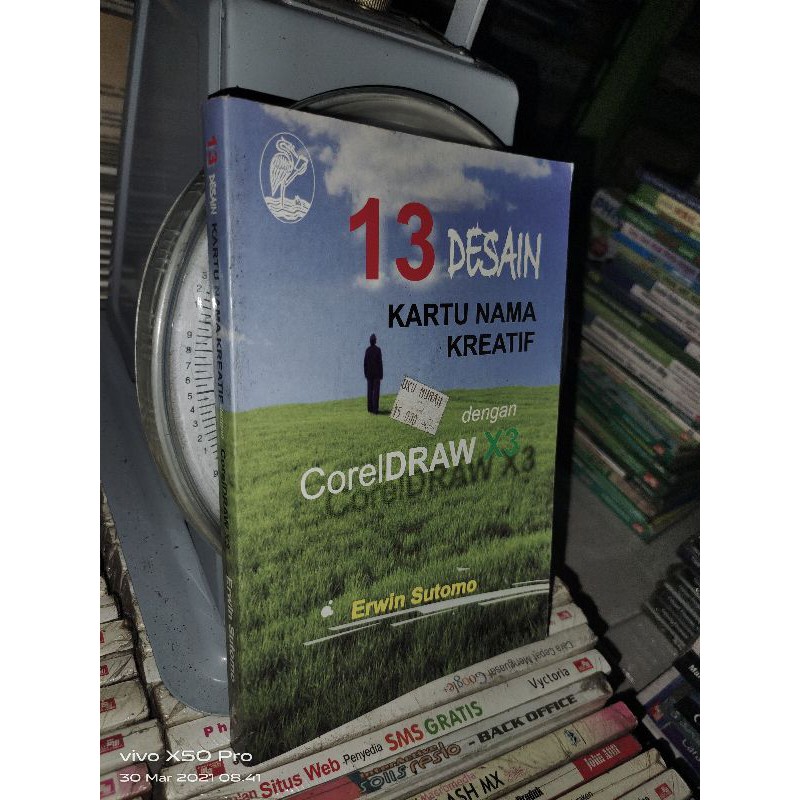 

buku desain kartu nama kreatif dengan CorelDraw