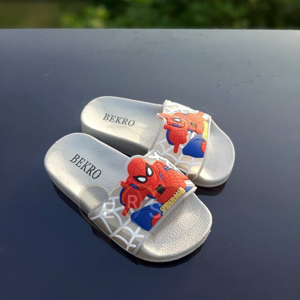 TOKOERS 8B Sandal Anak Import Laki laki Umur 3 4 5 6 7 8 tahun - Bekro Karakter Spiderman