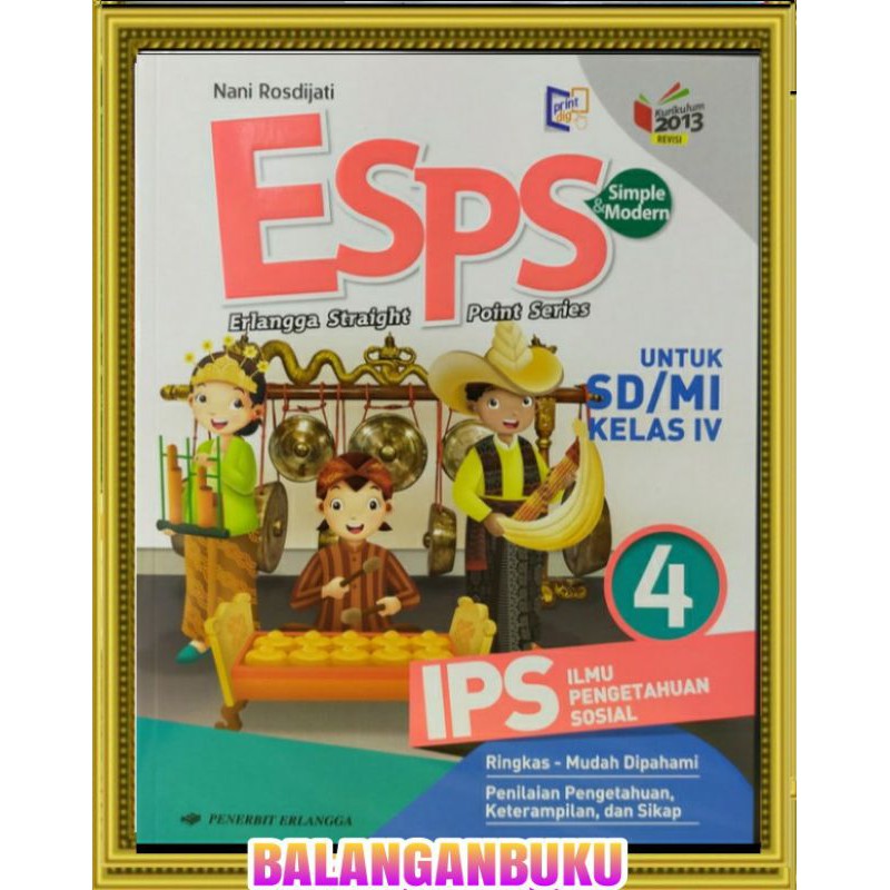 Buku ESPS IPS SD/MI KELAS 4 ERLANGGA
