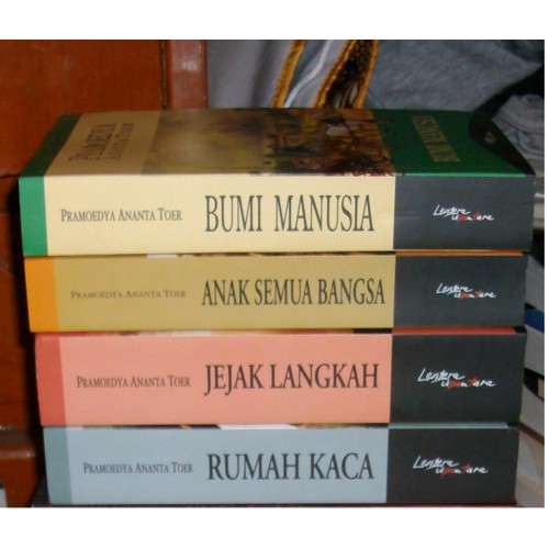 PAKET TETRALOGI  karya Pramoedya Ananta Toer