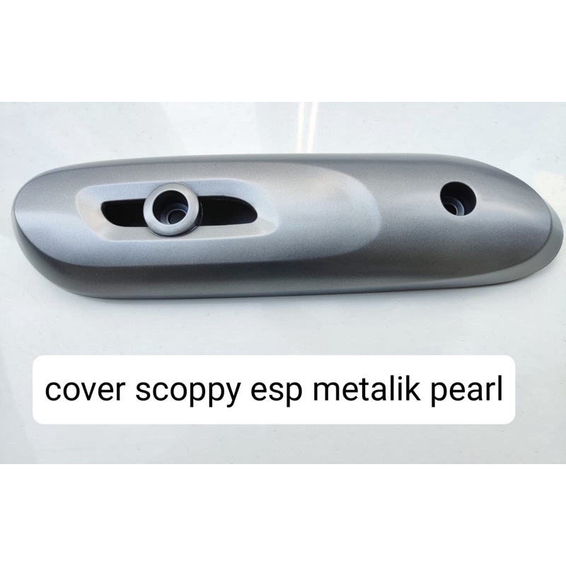 cover knalpot scoopy 2018 metalik tutup knalpot motor scoopy metalik