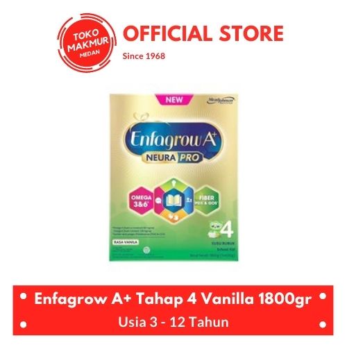 ENFAGROW A+ TAHAP 4 VANILLA 1800GR ( 3 - 12 TAHUN )