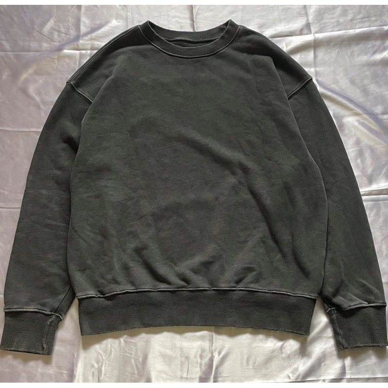 Acid Washed Grey Crewneck