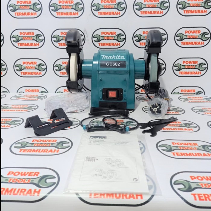 Mesin Gerinda Duduk 6" GB 602 MAKITA GB602 Bench Grinder Gurinda Grind
