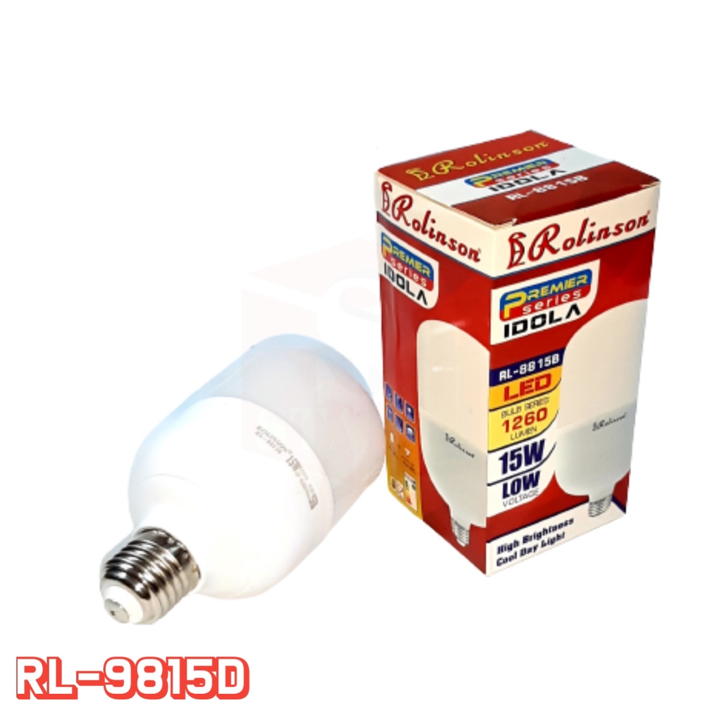 Bohlam LED Rolinson Super Terang 15 Watt Cahaya Putih Hemat Energy RL-98815D