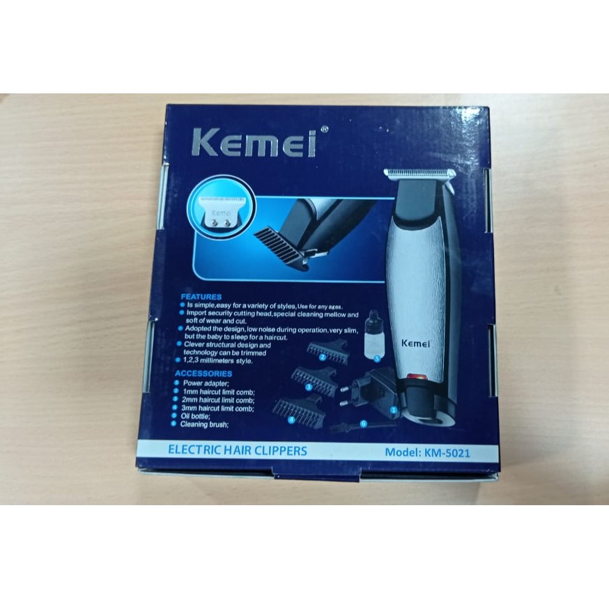 Kemei Detailer KM-5021 Hair Clipper Trimmer Alat Mesin Cukur Rambut Original