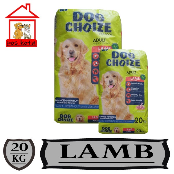 Dog Choize Lamb 20kg (Ekspedisi)