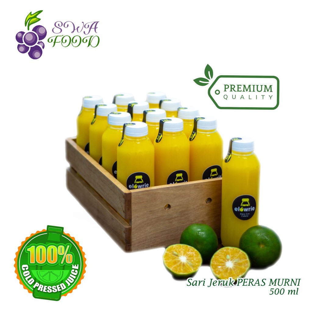 

Elowrie Jeruk Peras 500ml / Sari Jeruk Peras Murni / Minuman Sehat